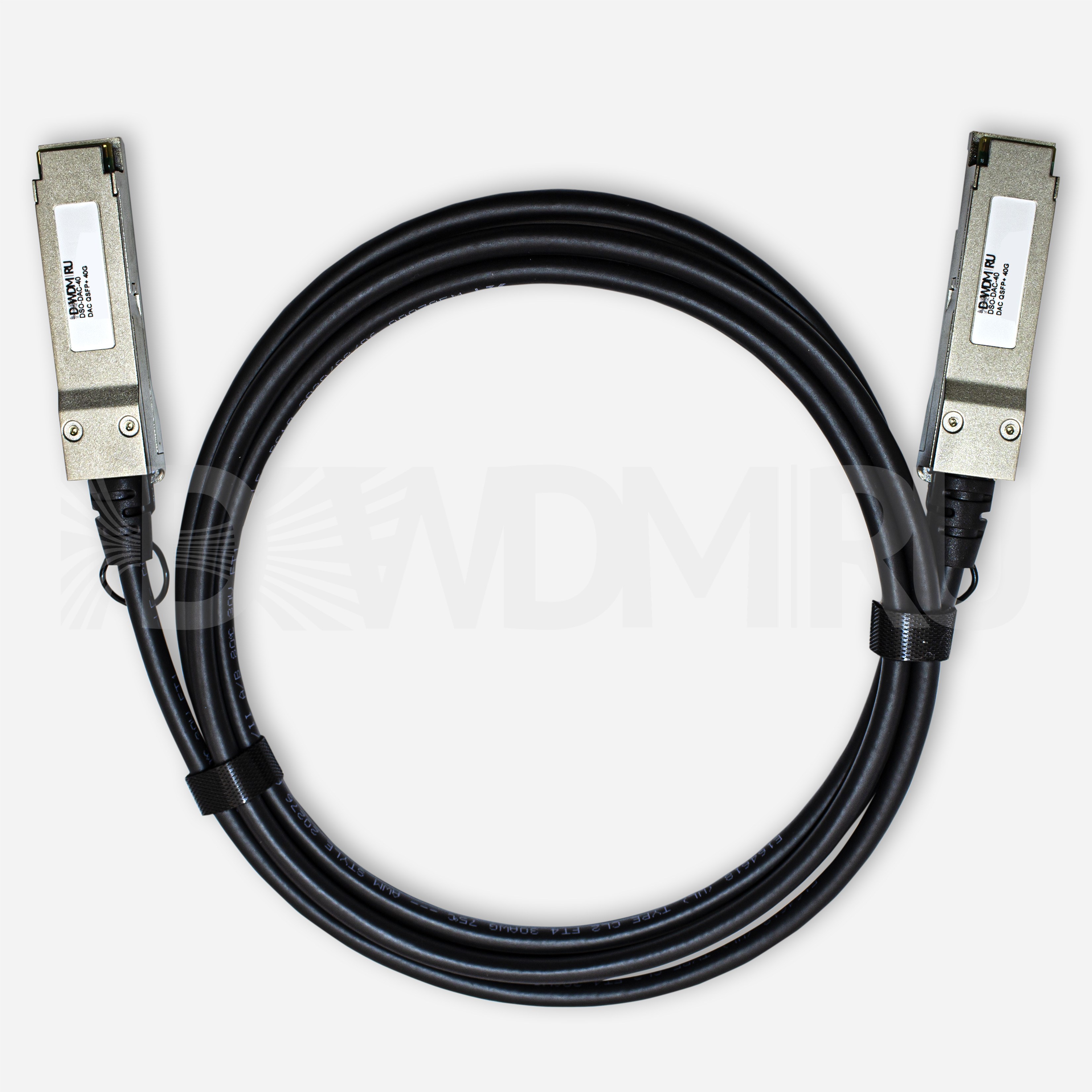 Dell совместимый кабель Direct Attached (DAC), QSFP+, 28AWG, 40 Гб/с, 5 м